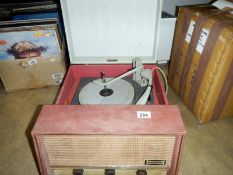 A Dansette record player