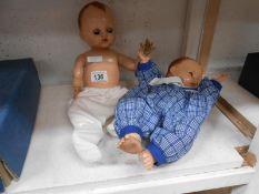 2 Pedigree dolls