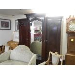 Victorian Mahogany breakfast combination wardrobe