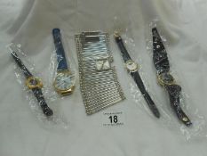 A quantity of modern wristwatches