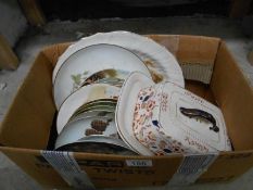 A quantity of collectors plates,