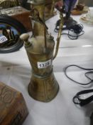 An unusual miners carbide lamp by the coal salt and tanning Co.
