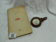 A 1959 Midland red West Country & Lands End tourist book & a bus driver badge