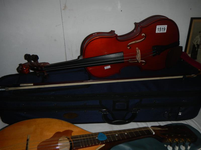 A violin by the Stentor Music Co.