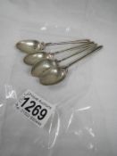 4 silver spoons, HM Sheffield 1930's,