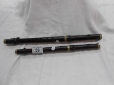 2 woodwind instruments (piccolos)