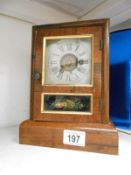 A small American mantel clock