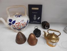 A quantity of miscellaneous items including teapot etc.