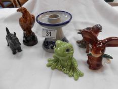 A quantity of Goebel and Beswick animals etc