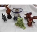 A quantity of Goebel and Beswick animals etc