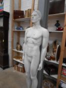 A mannequin of a man