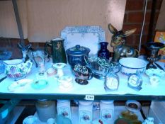 A quantity of miscellaneous items including clocks etc.