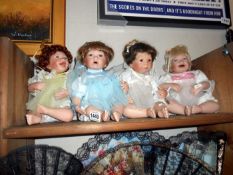 4 Anne Geddes type dolls