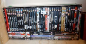 A quantity of DVDs mostly James Bond