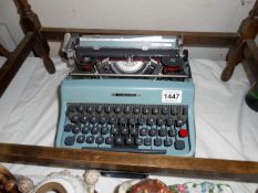 A vintage Olivetti Lettera 32 typewriter
