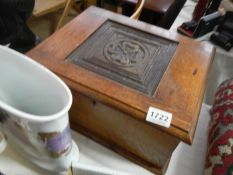 An old oak Bible box