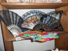 A quantity of fans