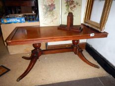 A mahogany side table a/f