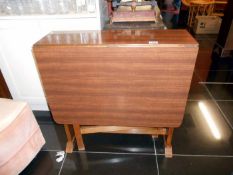 A drop leaf table