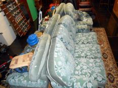 A 2 seater sofa & 4 armchairs