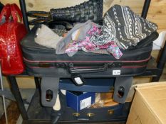 A quantity of vintage bags & shoes etc.