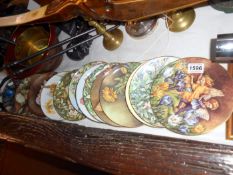 13 limited edition Fairy plates