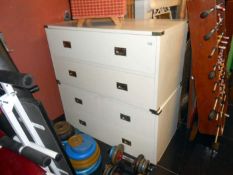 2 sets of drawers