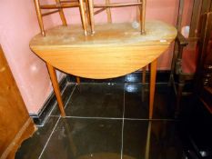 A drop leaf table