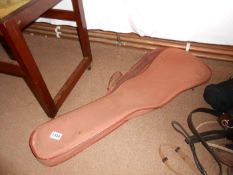 An old, soft violin case