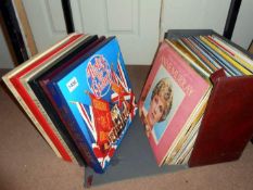 A quantity of records and box sets