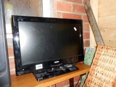 A Digitom portable flat screen TV