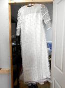 A vintage wedding dress