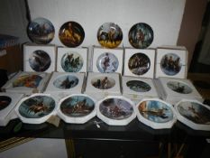 A collection of 20 collectors plates all Indian related