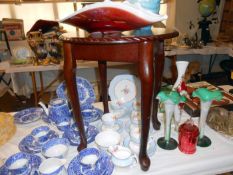 A mahogany table