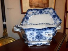 An A F & Sons Burslem tureen and plate