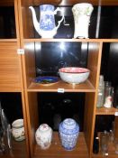 A quantity of miscellaneous including vase & urns etc