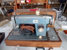 A standard sewing machine