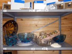 A quantity of glass bowls etc.