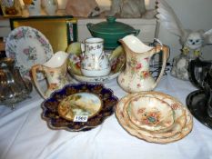 A large quantity of early pottery including Crown Devon