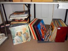 A large quantity of Lps and singles