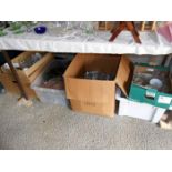 5 boxes of assorted glass ware