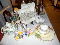 A quantity of china and pottery including Royal Doulton