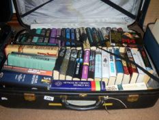 A suitcase full of mainly hardback fiction