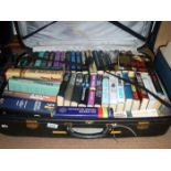 A suitcase full of mainly hardback fiction