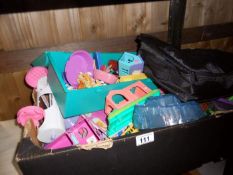 A box of toys etc