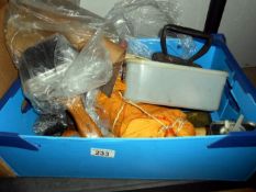 A box of tools and miscellaneous