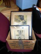 A quantity of framed & glazed pictures