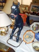 A small rocking horse