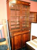 A period glazed top display cabinet