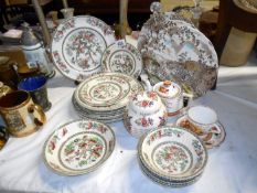 A collection of china plates, saucers etc